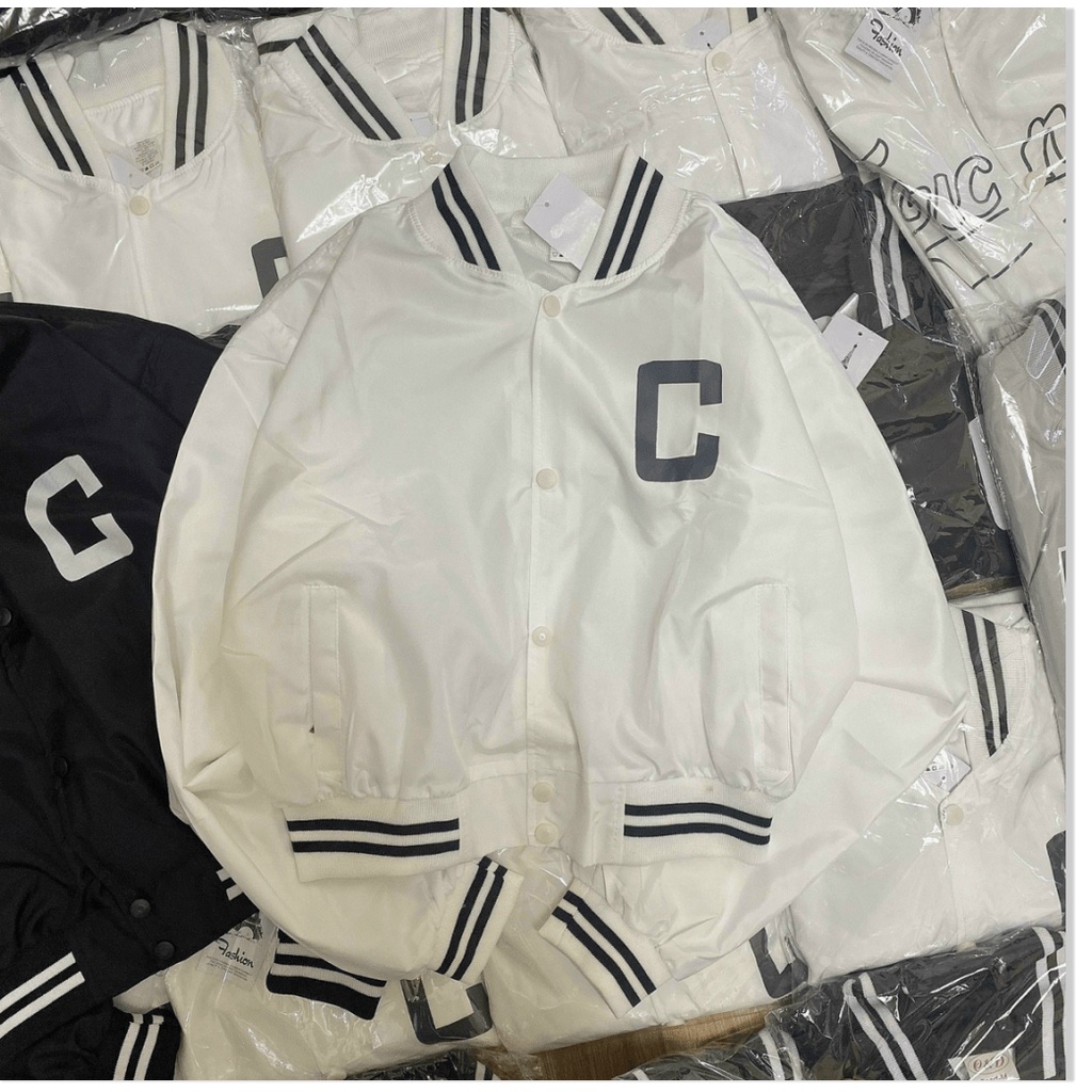 [ HÌNH THẬT 100% ] Áo Khoác Bomber UNISEX Nữ In Chữ Mẫu Mới Hot Trend