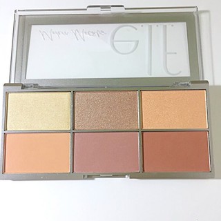 Bảng Highlight + má hồng e.l.f 6 ô