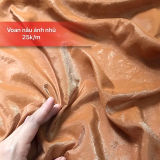 Vải Voan có ánh nhũ 20k/m