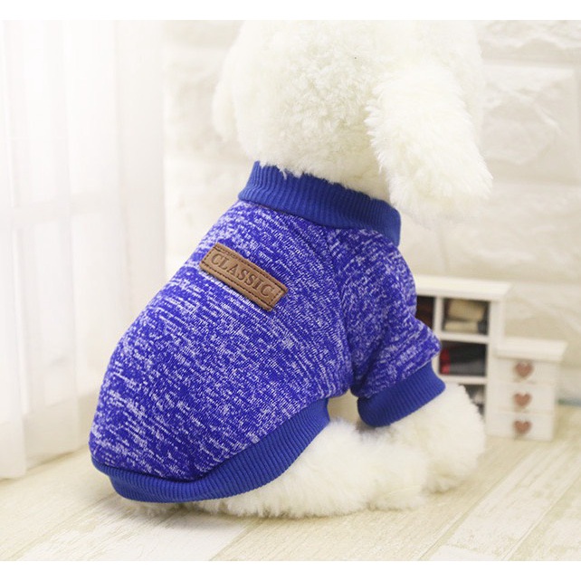 Áo nỉ giả len cho chó mèo
