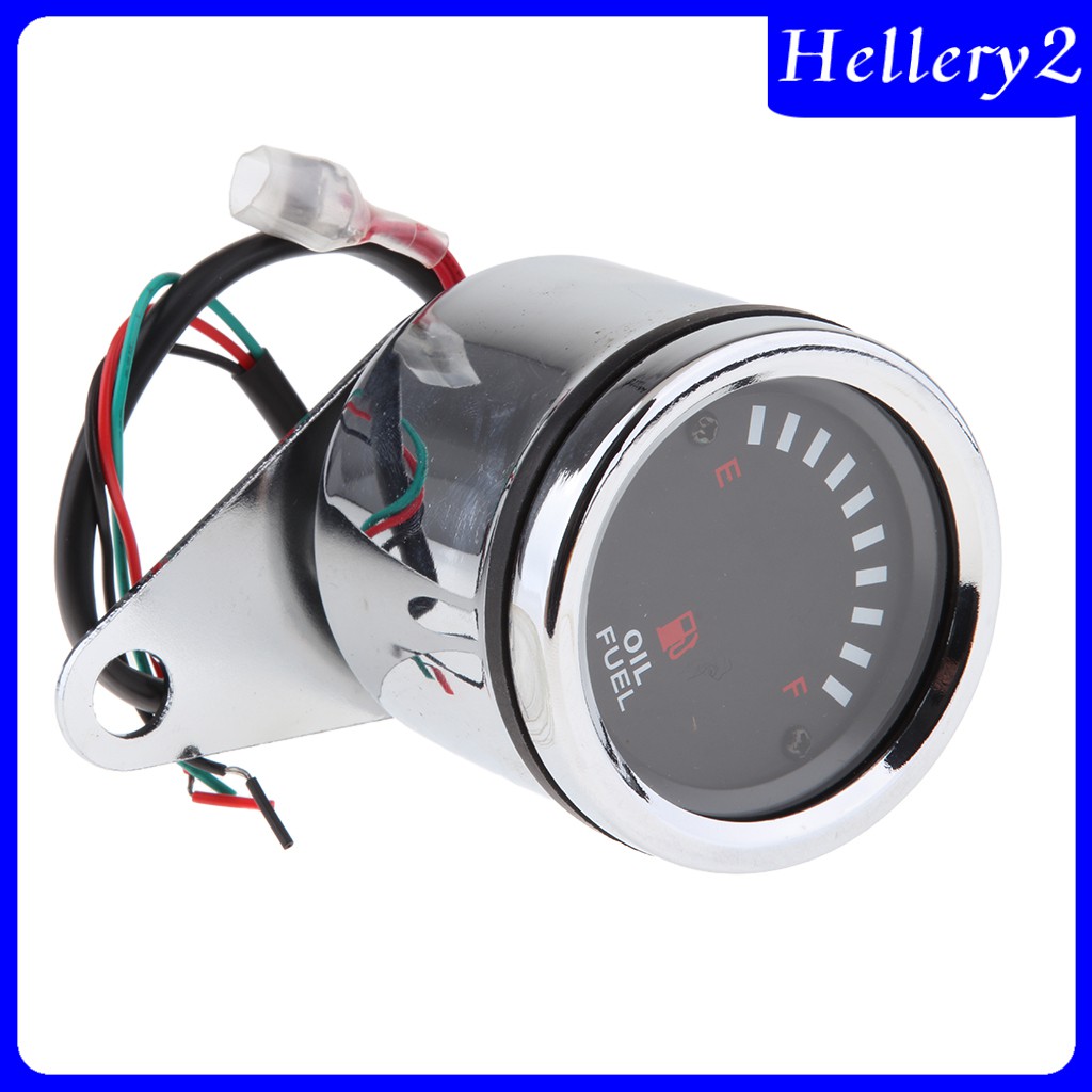 Đồng Hồ Đo Mức Nhiên Liệu Có Đèn LED DC 12 V 6.5cm 2 Cho Xe Mô Tô Yamaha