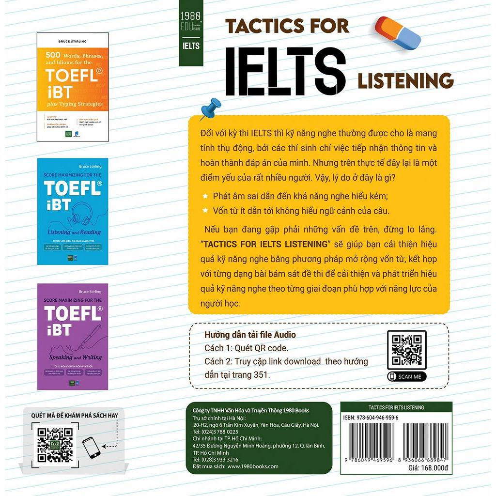 Sách Tactics For Ielts Listening