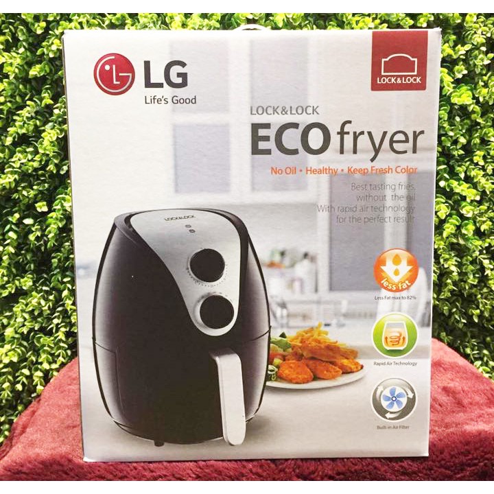 Nồi chiên không dầu LG Lock&amp;Lock Eco Fryer EJF446 dung tích 3.5L