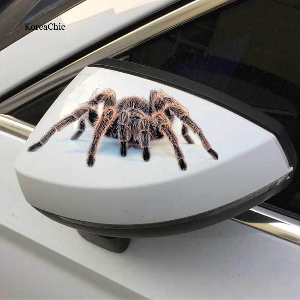 Nhãn dán ô tô bọ cạp/thằn lằn/nhện 3D