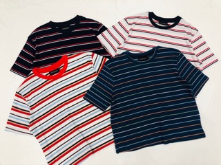 Áo crop sọc lửng