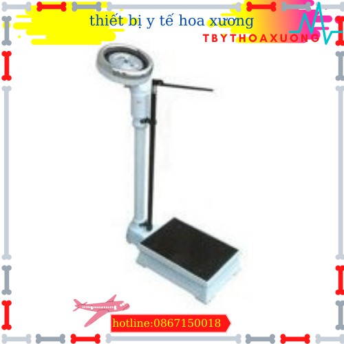 Cân sức khỏe có thước đo chiều cao TZ -120[thietbiytehoaxuong]