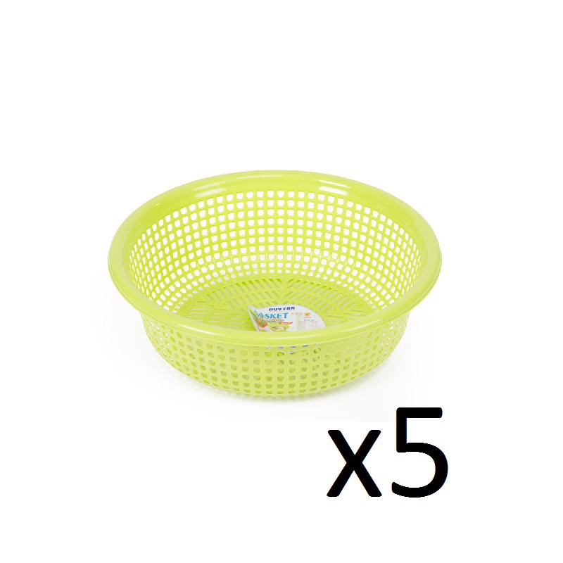 Bộ 5 Rổ cải Duy Tân 3T2 ( Màu sắc ngẫu nhiên )