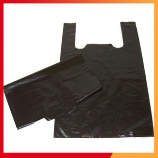 Túi nilon đen đựng rác đóng hàng, đựng đồ, tự phân hủy ,túi nilon có quai xách