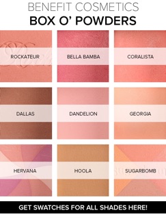 [SALE 40%] Bảng phấn Benefit World O'Blushes