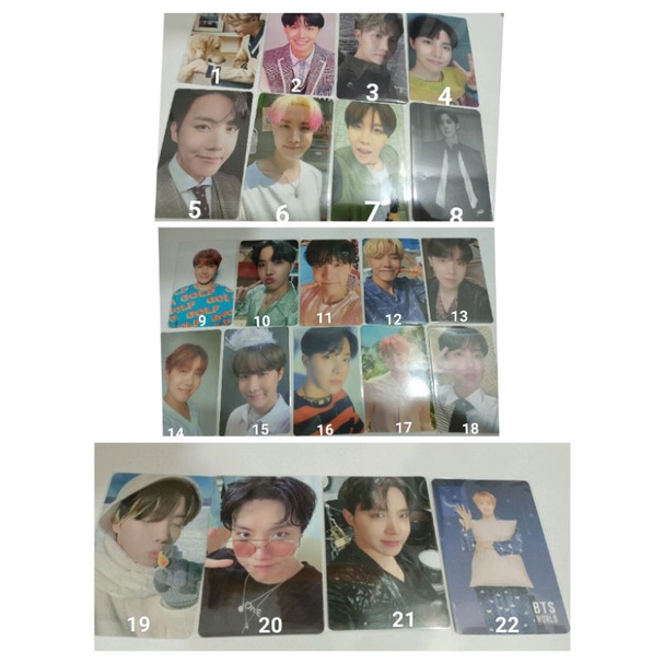 Card Jhope Hoseok BTS