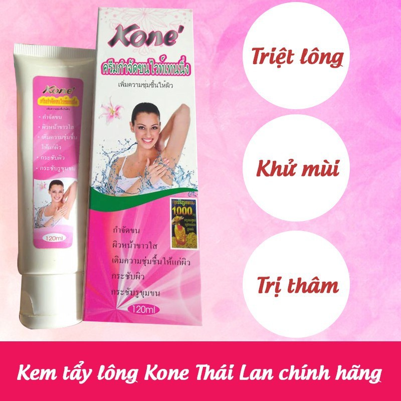 Kem Tẩy lông Kone Thái Lan