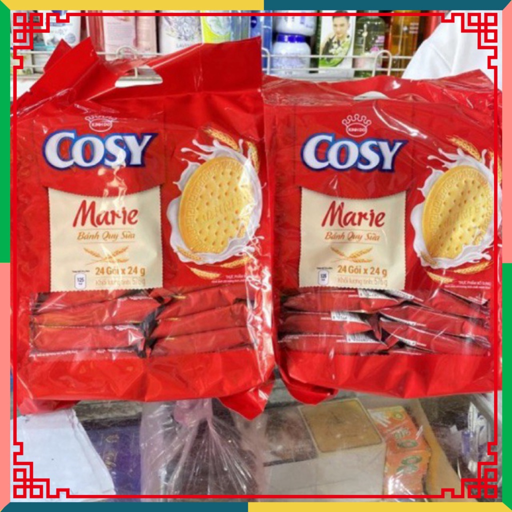 Bánh quy sữa Cosy Marie Bịch Từng Gói Nhỏ 240g/576g