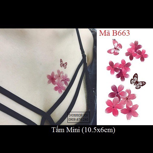 Hình Xăm Dán Cho Nữ - B663