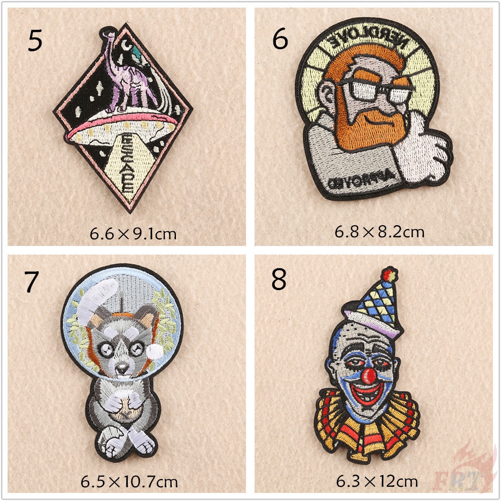 Miếng vá trang trí quần áo hình chú hề