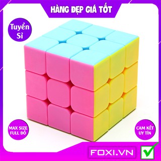 Khối Rubik Rubic 3x3 2x2 4x4 Foxi-Đồ chơi giải trí phát triển trí tuệ cho trẻ-kích thích não bộ-Bé thỏa sức sáng tạo