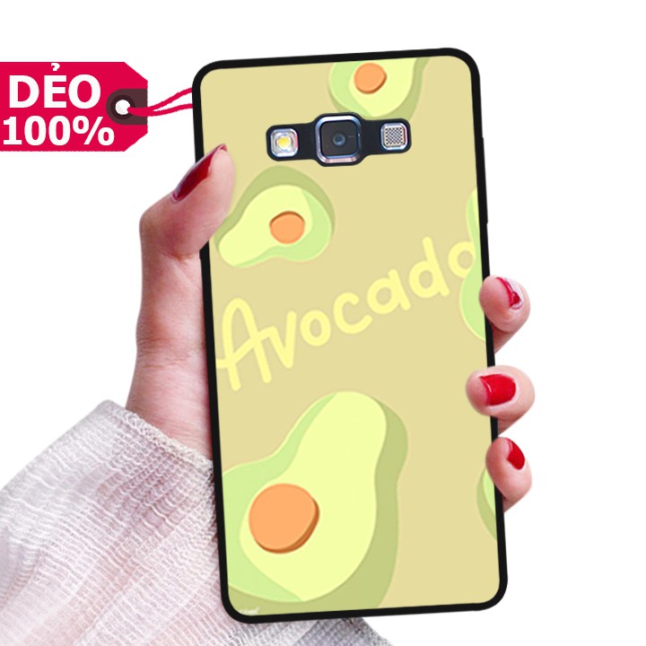 ỐP LƯNG SAMSUNG A7 2015 HỌA TIẾT TRÁI BƠ AVOCADO XINH XẮN DỄ THƯƠNG CHỐNG BẨN, TRẦY XƯỚC