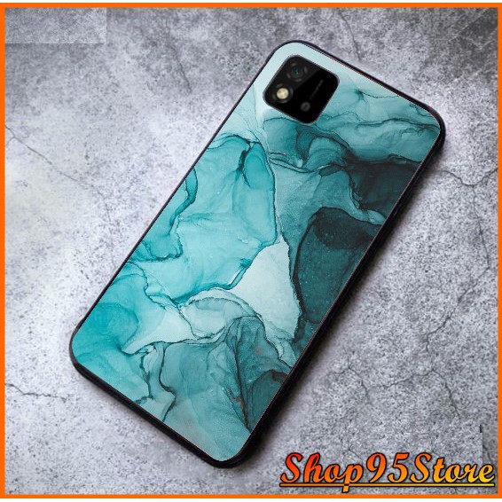 Ốp lưng phủ bóng Realme X2 Realme X2 pro Realme 3 Realme 3 pro Realme C1 Realme C2 C20 C11 C12 C15 họa tiết Vân đá 2