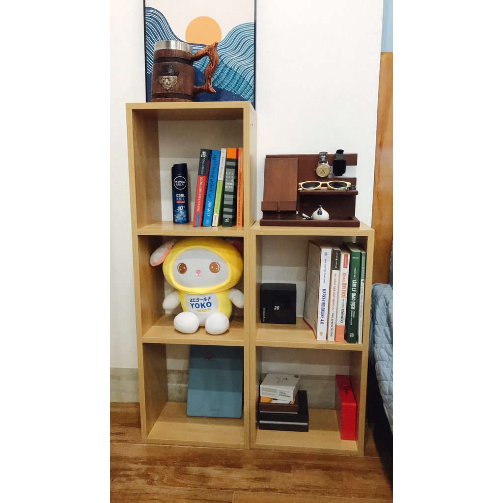 Kệ ô vuông màu vân sồi thương hiệu TADA VIETNAM