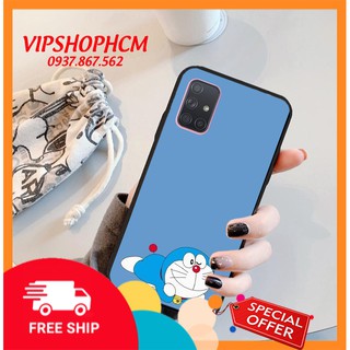 Ốp lưng SamSung A01/ A11/ A21/ A21S/ A31 Hình Doremon Vui Nhộn - viền TPU dẻo
