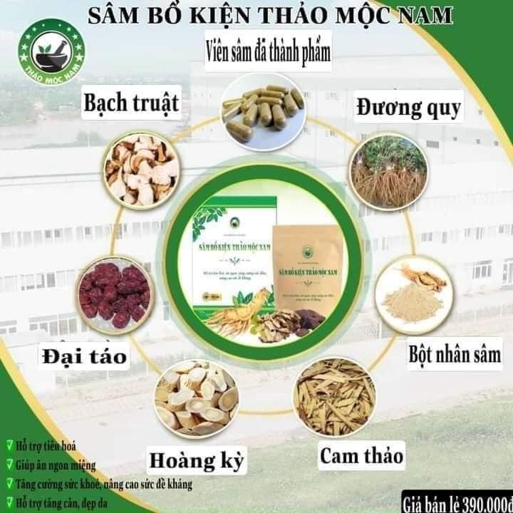 Sâm tăng cân - Hộp 40viên (Mẫu Cải Tiến Mới Nhất)