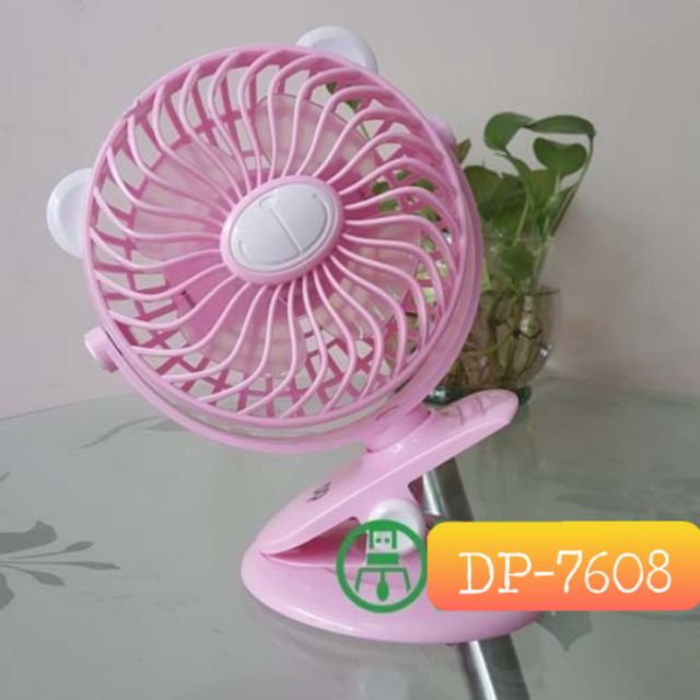 [Mã ELHA22 giảm 5% đơn 300K] Quạt Sạc Kẹp DP-7608