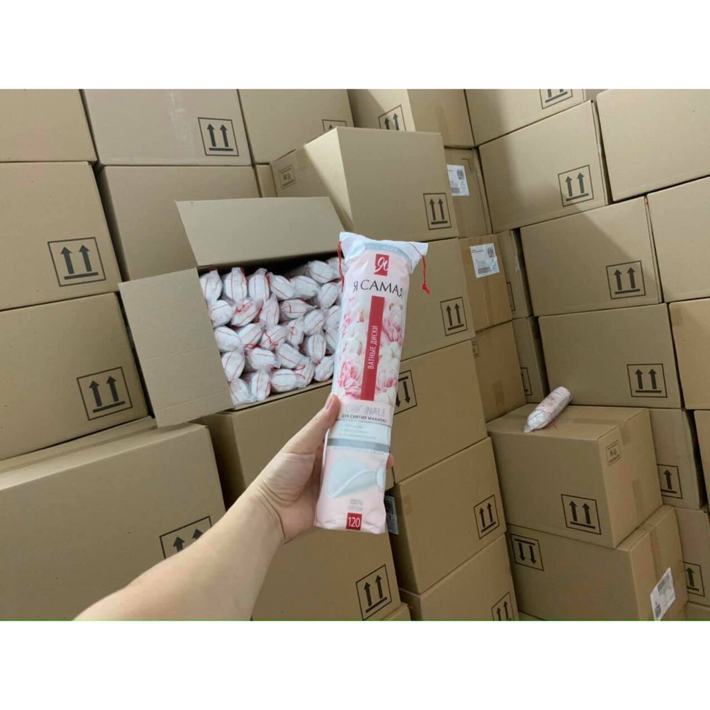 Combo 5 gói bông tẩy trang Nga