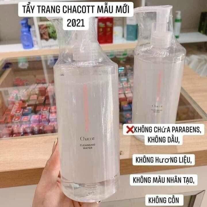 Nước tẩy trang chacott nội địa nhật mẫu mới 500ml