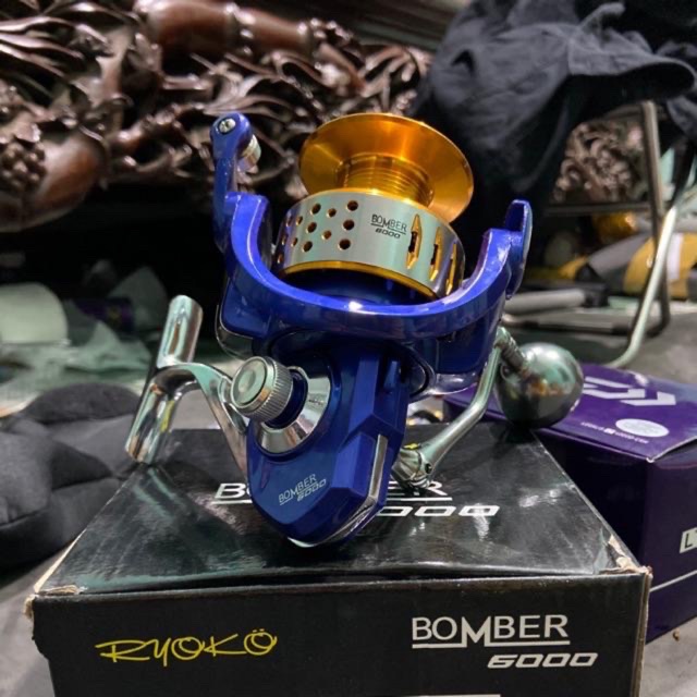 máy câu 6000 RYOKO bomber thái lan máy câu cực khoẻ y hình giá rẻ xả kho