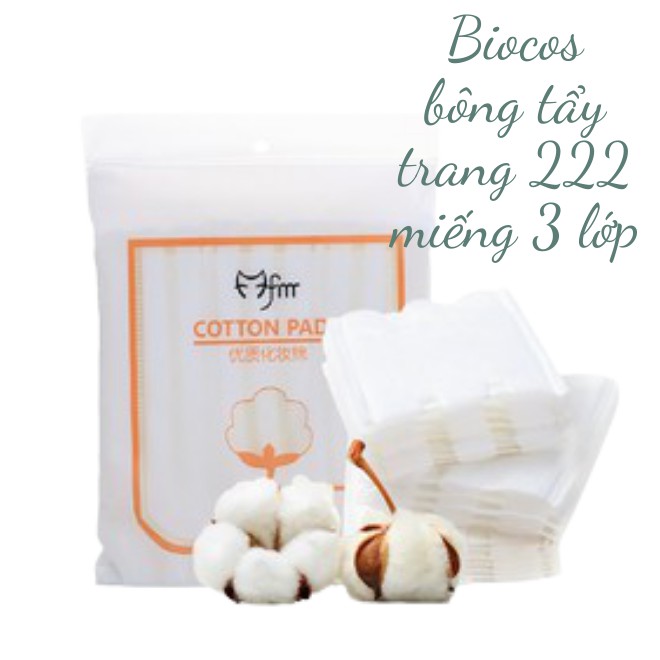 Bông tẩy trang Cotton Pads 3 lớp cực mịn , túi 222 miếng siêu tiết kiệm - Hàng nội địa trung sale kịch sàn giá tốt | BigBuy360 - bigbuy360.vn