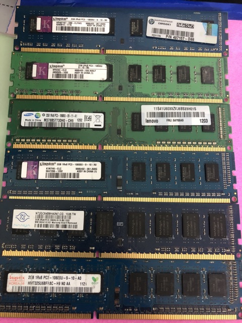 [Bảo hành 1 tháng đến 12 tháng]  Ram PC ddr3 2gb bus 1066 8500U / 1333 10600U / 1600 12800U - ram máy tính bàn