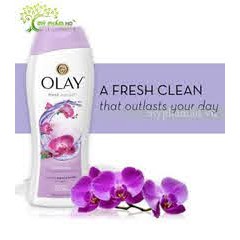 Sữa tắm Olay Fresh Outlast Body Wash (700ml) của Mỹ - Orchid & Black Currant