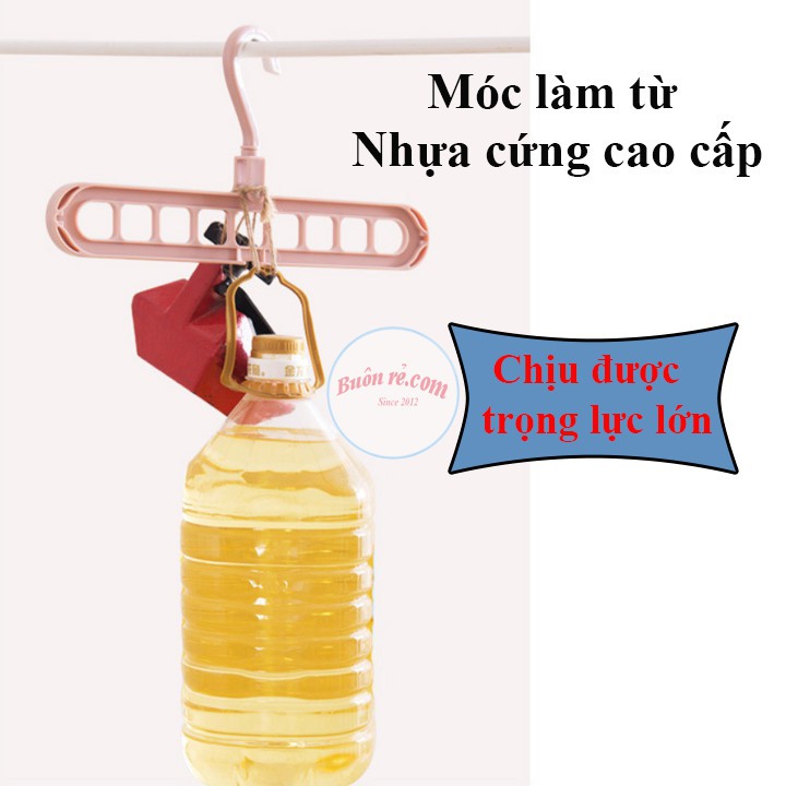 Móc Treo Quần Áo 9 Lỗ Đa Năng Tiện Dụng br00472