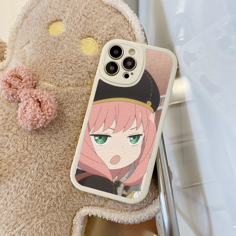 SPY X FAMILY Anya Ốp Điện Thoại Họa Tiết Phim Hoạt Hình Cho iPhone 13 12 11 pro promax x xs xsmax xr 7 8 plus