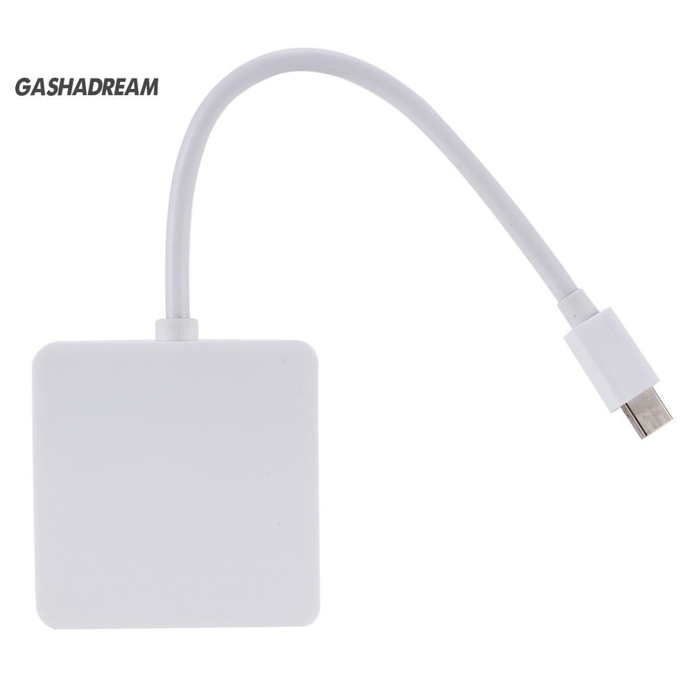 Cáp Chuyển Đổi 3 Trong 1 Từ Cổng Dp Sang Dvi Vga Hdmi Cho Macbook Thunderbolt