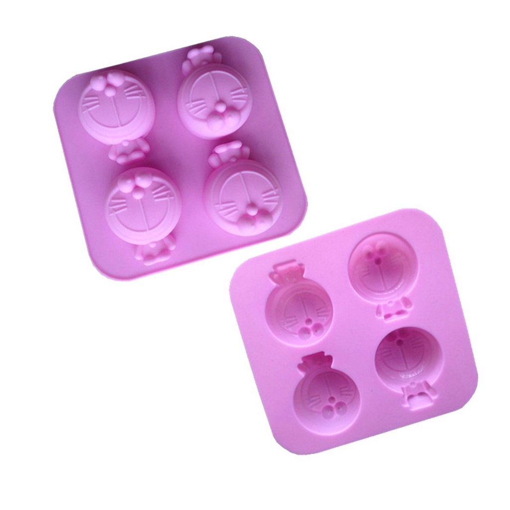 Khuôn Silicon Làm Bánh Kẹo Hình Hoạt Hình 3D Dễ Thương