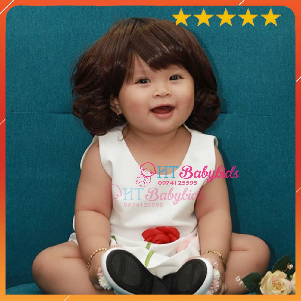 Tóc Cho Bé Gái ,Bộ Tóc Giả Nguyên Đầu Siêu Dễ Thương Dành Cho Bé Gái Mềm Mịn Như Tóc Thật [ RẺ VÔ ĐỊCH ]