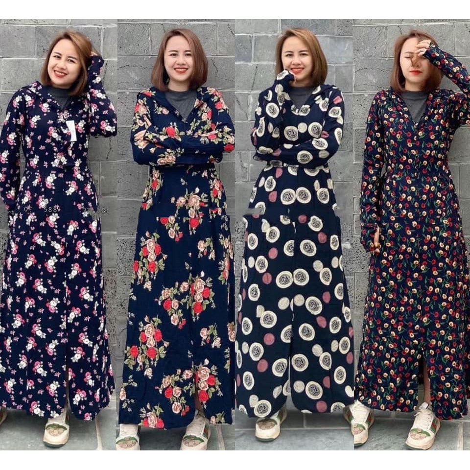 Áo nắng lanh choàng toàn thân 2 lớp Áo chống nắng lanh dáng dài