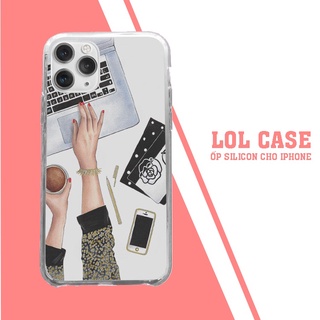Ốp Lưng silicon góc làm việc cho iphone 5 - iphone 12 FUN20210008