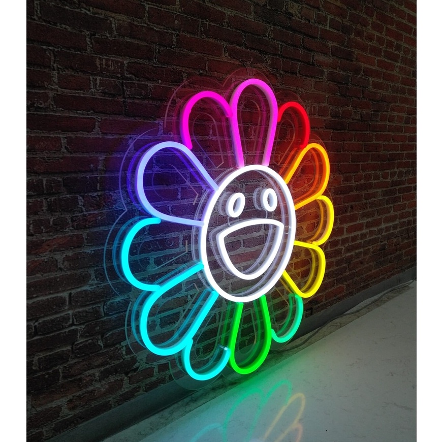 Đèn led Neon trang trí hình Hoa KaiKai - KiKi | Đèn neon trang trí phòng ngủ, treo tường