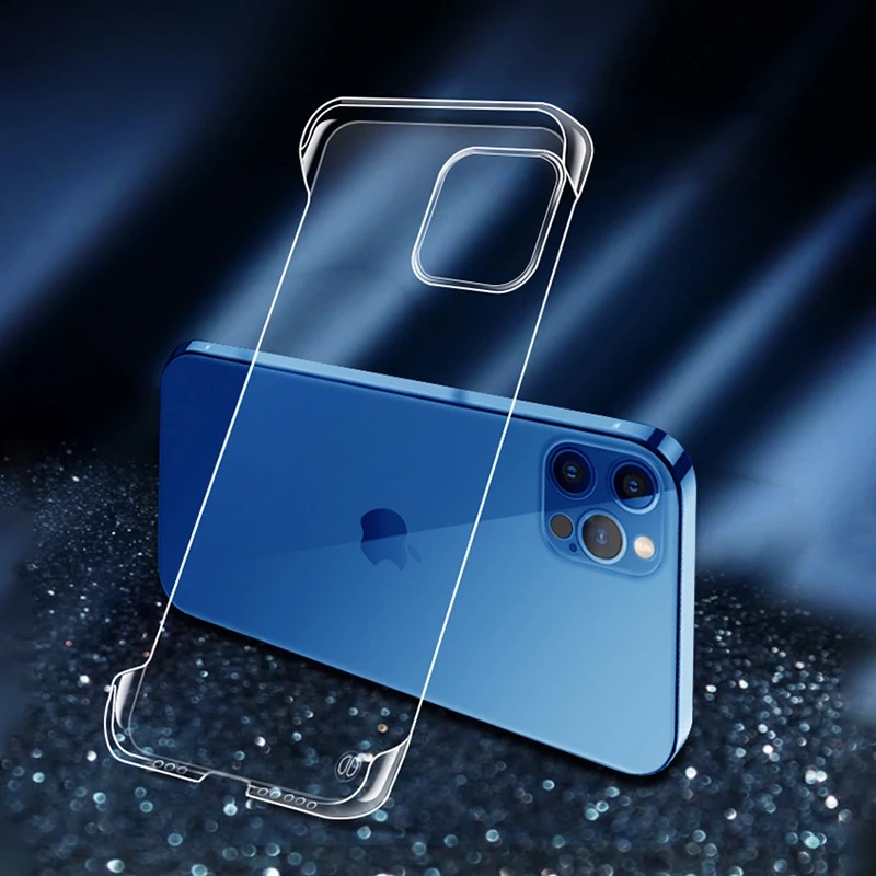 1 ốp điện thoại cứng trong suốt không viền sang trọng cho Apple iPhone 13 / iphone 13
