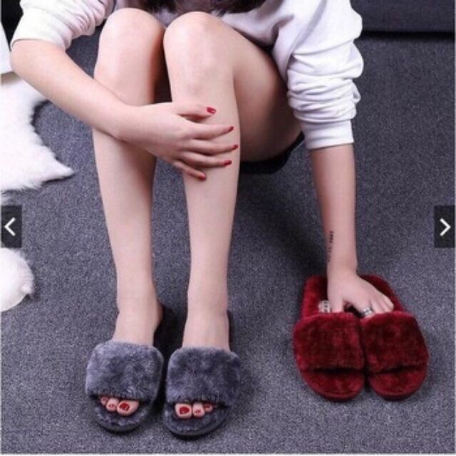 DÉP LÔNG ĐI TRONG NHÀ SANG CHẢNH MỘT MÀU
