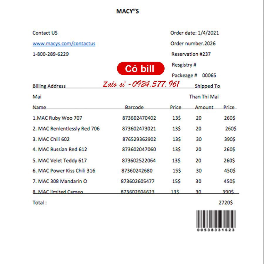 Son Mac chính hãng Ruby Woo, Chili, Marrakesh màu cam cháy đỏ gạch cam đất chuẩn Auth date tới 2023 | BigBuy360 - bigbuy360.vn