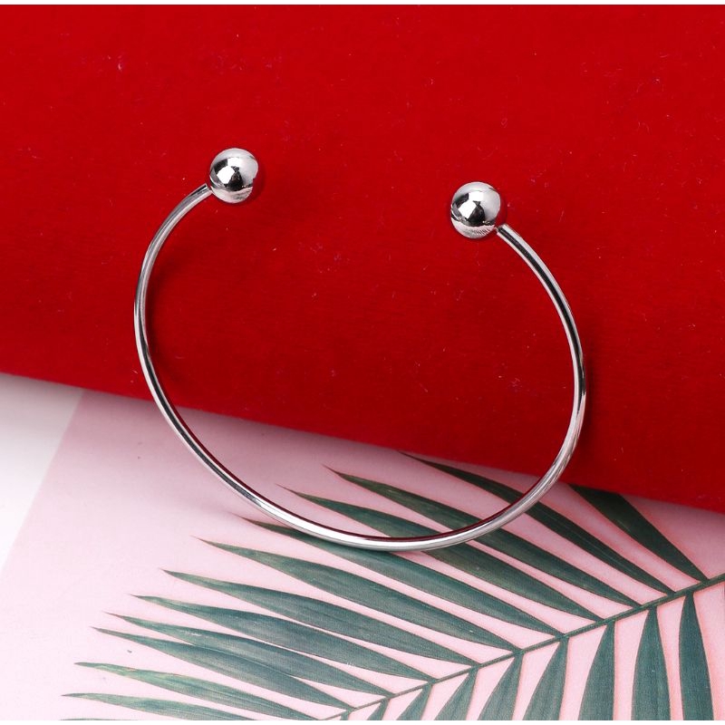 Vòng tay trống tự xỏ hạt charm trang trí thủ công sáng tạo thời trang