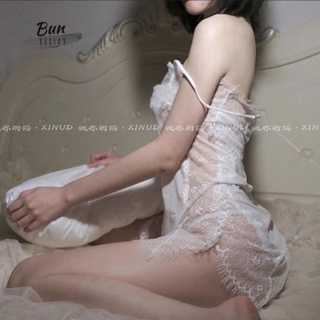 Đầm ngủ lụa hai dây sexy