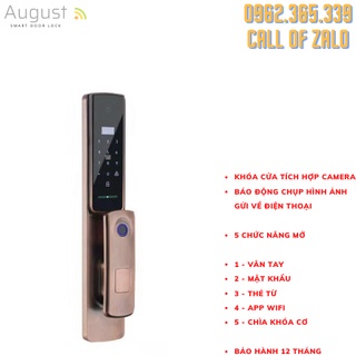 Khóa cửa vân tay August XS921