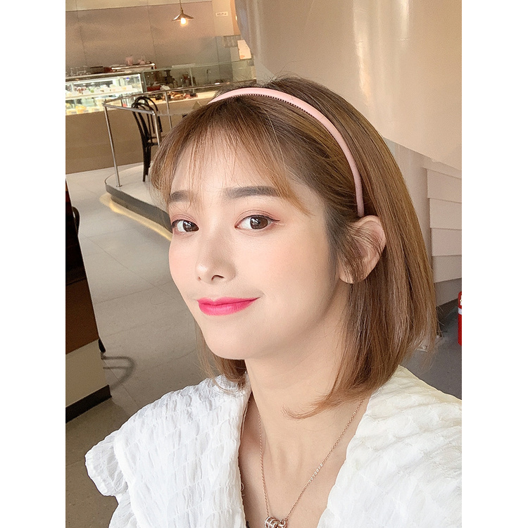 Cài Tóc Nhựa Màu Trơn bảng Nhỏ Xinh Xắn Cho Nữ 0.5CM