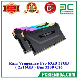 RAM CORSAIR VENGEANCE PRO RGB 32GB (2X16GB) BUS 3200 C16