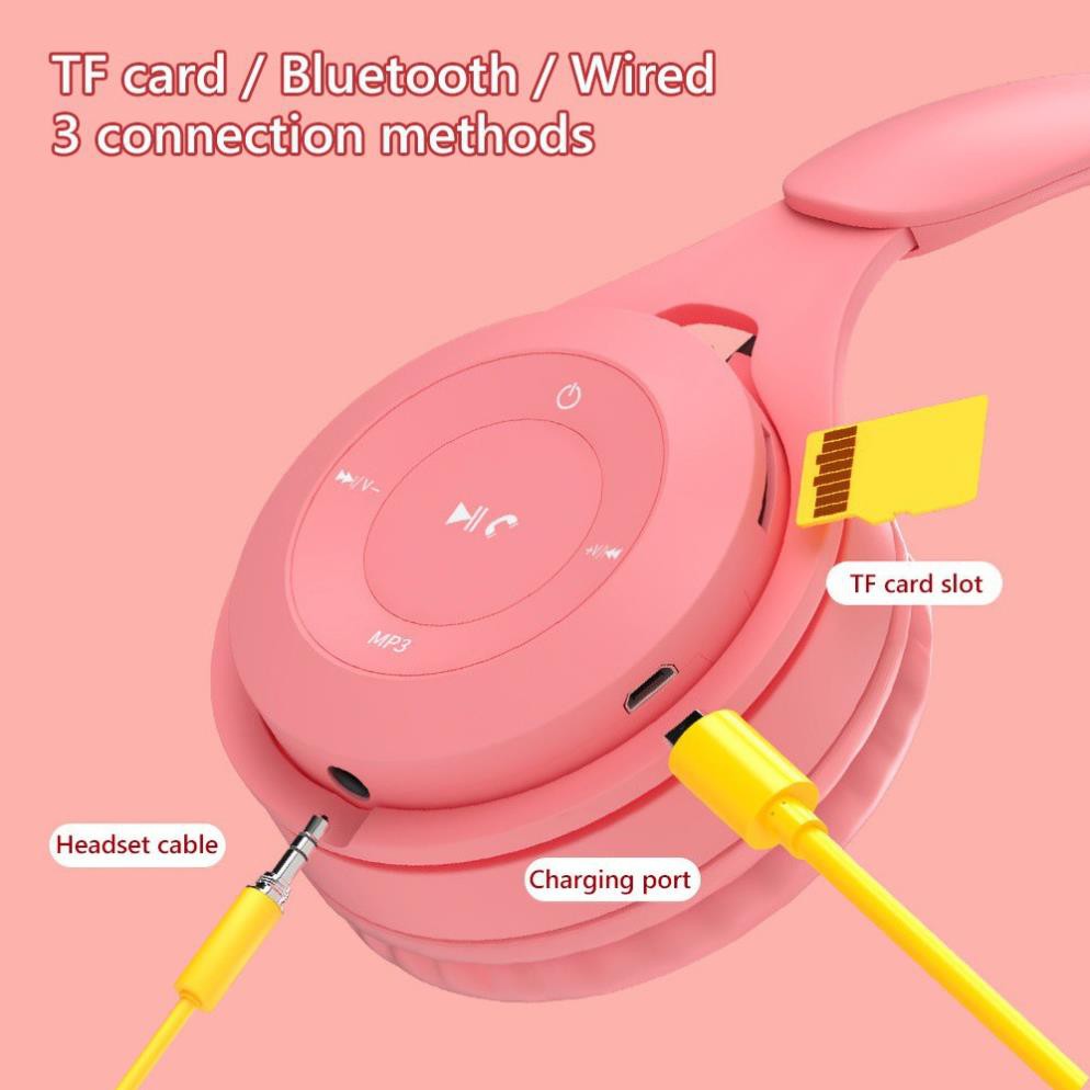 Tai Nghe Bluetooth 5.0 Chụp Tai có micro Headphone không dây thời trang màu sắc Y08 JIMMY88 | BigBuy360 - bigbuy360.vn