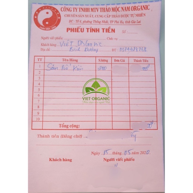 Sâm bổ kiện Thảo Mộc Nam có tem chống hàng giả [CAM KẾT HÀNG CHÍNH HÃNG 100 %][RẺ NHẤT SHOPEE] | BigBuy360 - bigbuy360.vn