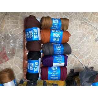 Len wool hair 37k/ cuộn 70g len làm tóc
